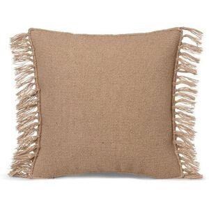 ferm LIVING - Kelim Fringe Cushion S Sand