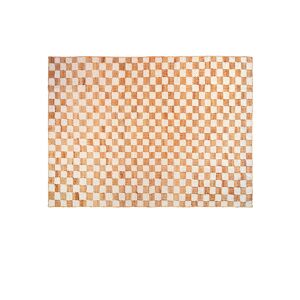ferm LIVING - Check Wool Jute Rug 140x200 Off-white/Natural