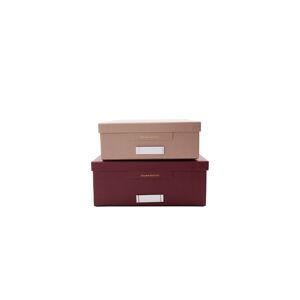 House Doctor - Keep Storage 2pcs. Bordeaux/Rosa