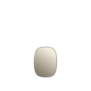 Muuto - Framed Mirror Small Taupe/Taupe Glass