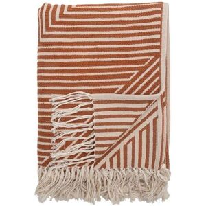 Bloomingville - Maddeleine Throw Orange/Cotton