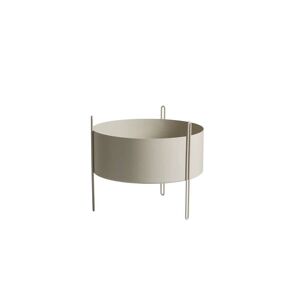 Woud - Pidestall Planter Medium Grey