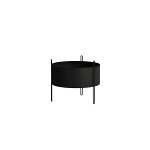 Woud - Pidestall Planter Medium Black