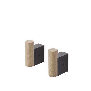 Muuto - Attach Coat Hook Set of 2 Oak/Black