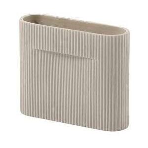 Muuto - Ridge Vase H16,5 Beige