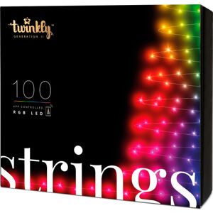 Twinkly Strings Lyskæde 8 Meter, 100 Lys, Farvet  Multi