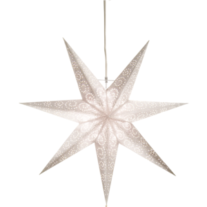 Star Trading Antique Papirstjerne, Hvid  Hvid