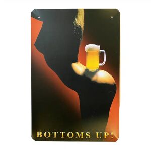 Satana Metalskilt - Bottoms Up