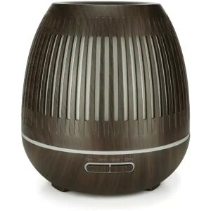 Satana Aroma Diffuser 400 Ml M/fjernbetjening - Stilren I Brunt Og Lyst Træ - (Farve: Brun)