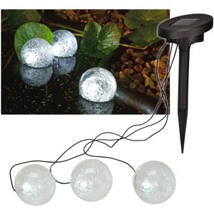 HI soldrevet flydende LED-damlys 9 cm