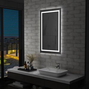 vidaXL badeværelsesspejl LED m. touch 60 x 100 cm