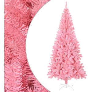 vidaXL kunstigt juletræ med fod 180 cm PVC pink