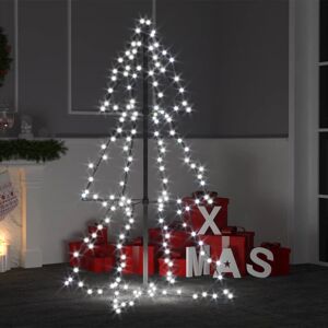 vidaXL kegleformet juletræ 78x120 cm 160 LED-lys indendørs og udendørs
