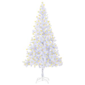 vidaXL kunstigt juletræ med LED 210 cm 910 grene