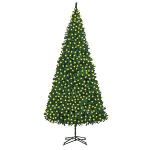 vidaXL kunstigt juletræ med LED 500 cm grøn