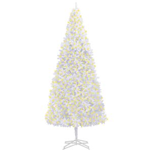 vidaXL kunstigt juletræ med LED 500 cm hvid