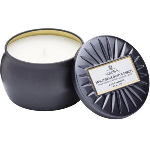 Voluspa Mini Tin Candle Makassar Ebony And Peach 25h