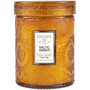 Voluspa Small Glass Jar Baltic Amber 50h