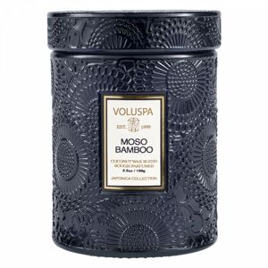 Voluspa Small Glass Jar Moso Bamboo 50h