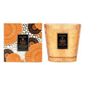 Voluspa Boxed 2-Wick Hearth Candle Spiced Pumpkin Latte 60h
