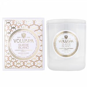 Voluspa Classic Boxed Candle Suede Blanc 60h