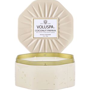 Voluspa Octogon Tin Candle Coconut Papaya 50h