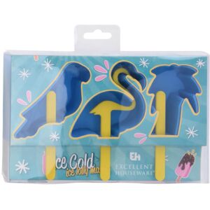 Excellent Houseware Ispindeforme Flamingo Blå (U)   3 stk.