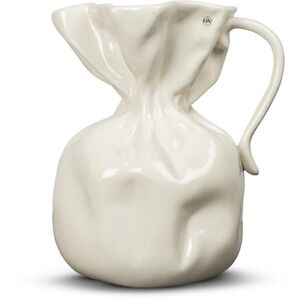 Byon White Vase Crumple White One Size