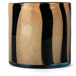 Byon Vase/lysestage Carore Courve M Black/beige One Size