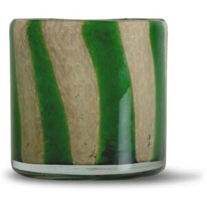 Byon Green-Beige Vase/lysestage Calore Courve M Green/beige One Size