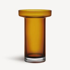Kosta Boda Limelight Rose Vase Amber H 230mm One Size
