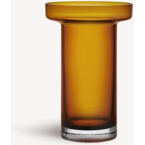 Kosta Boda Limelight Rose Vase Amber H 230mm One Size