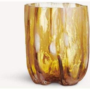 Kosta Boda Crackle Vase Amber/flamingo 270mm One Size