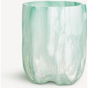 Kosta Boda Crackle Vase Jade Green 270mm One Size