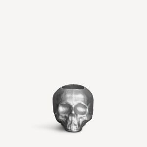 Kosta Boda Still Life Metallic Skull Silver Votive D 115mm One Size