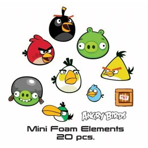 Home-tex Wallstickers - Angry Birds - 20 forskellige - 3D effekt