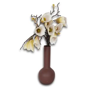 Home-tex Magnolia gren - 49 cm - Flot kunstig gren med hvide blomster - Dekoration til boligen