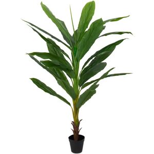 Home-tex Kunstig bananpalme 160 cm høj - Stor og flot kunstig plante