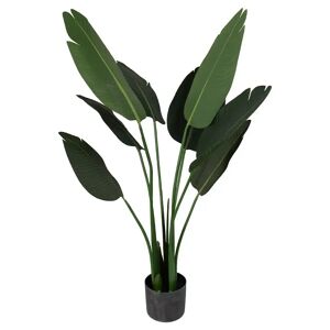 Home-tex Kunstig Papegøjeblomst - 120 cm høj - Flotte plante med grønne blade