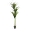 Home-tex Kunstig 3 stammet palme 160cm høj - Dracaena Marginata palme