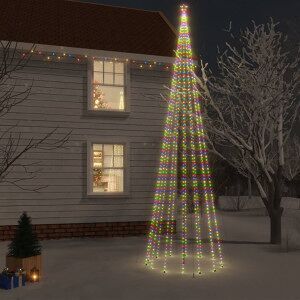 vidaXL Árbol De Navidad Con Pincho 1134 Led De Colores 800 Cm