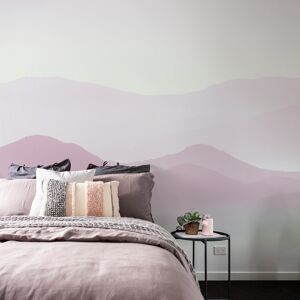 Acte Deco Papel pintado panorámico misty mountains gris 340x250cm