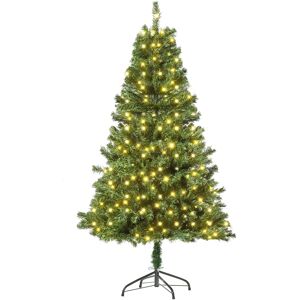 Homcom Árbol Artificial de Navidad Ø75x150 cm color Verde