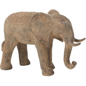 LANADECO Elefante magnesio/arcilla beige 82x30 cm