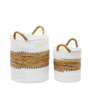 Wanda Collection Set de 2 cestas fibra vegetal l-s