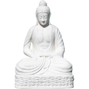 Wanda Collection Estatua de buda sentado posición chakra 150cm blanco