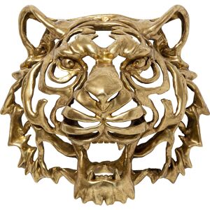 Kare Design Deco pared tigre dorado 39x43cm