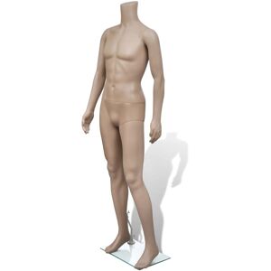 vidaXL Maniquí de hombre sin cabeza