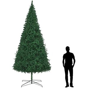 vidaXL Árbol de Navidad artificial 400 cm verde