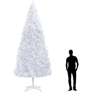 vidaXL Árbol de Navidad artificial 400 cm blanco